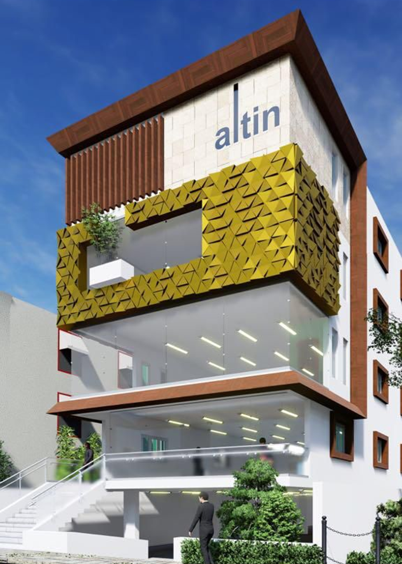 Construction site coordination on an Altin Towers project by Narpavi Property Developers
