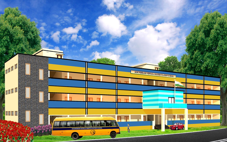 Soundram Vidyalaya, a institutional project built by Narpavi Property Developers in Coimbatore