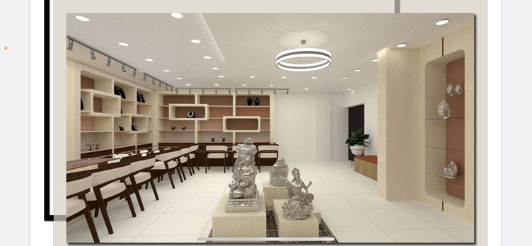 Sri Vinayaga Jewellery Showroom, a interiors project built by Narpavi Property Developers in Coimbatore