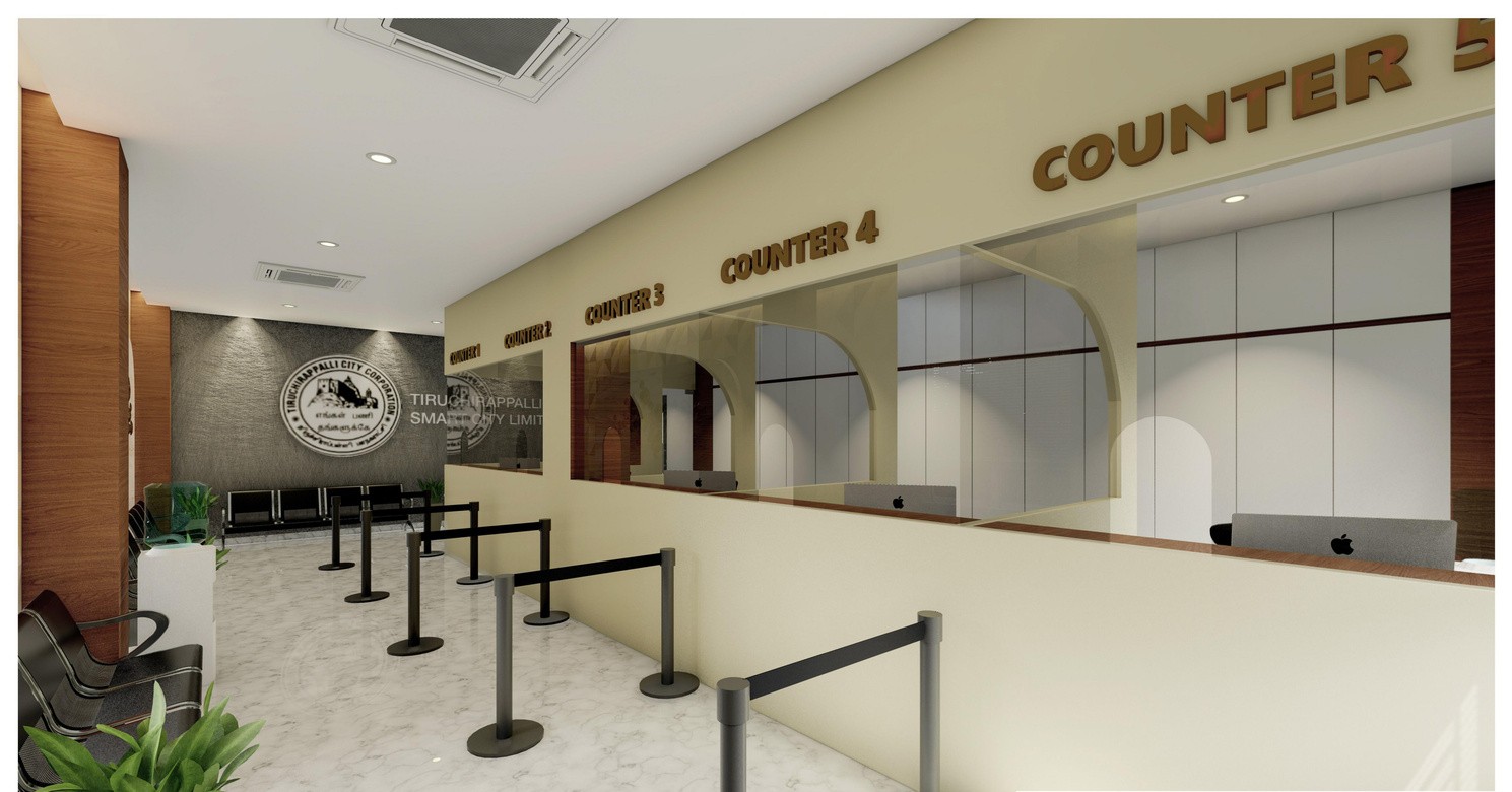 Trichy Corporation, Smart City Interiors, a interiors project built by Narpavi Property Developers in Coimbatore